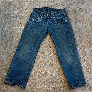 G-Star Relaxed Fit Dark Blue Jeans